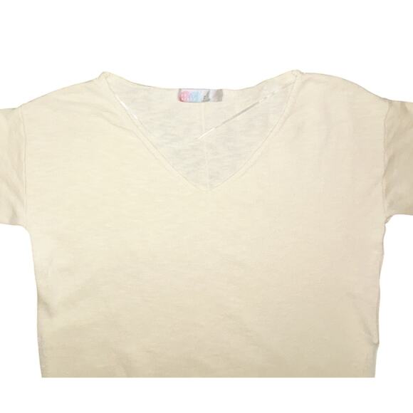 FP Beach Free People Lightweight Sweater XS Ivory Boho Minimalist Coastal EUC - Picture 9 of 12